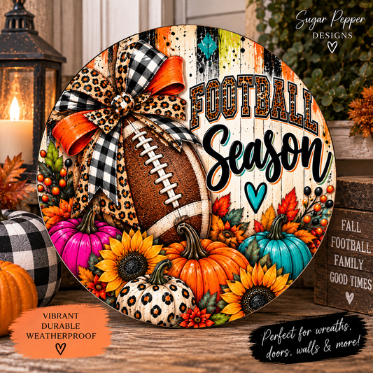 Hey Boo Ghost Halloween Aluminum Wreath Sign 👻🎃