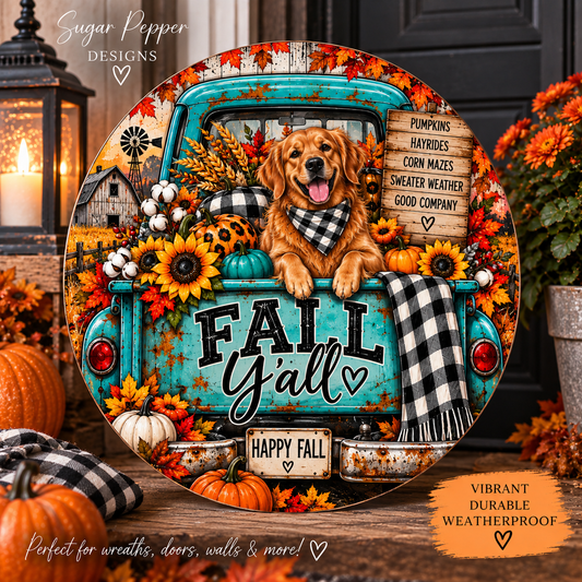 Hey Boo Ghost Halloween Aluminum Wreath Sign 👻🎃