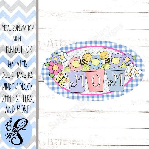 Wreath Sign, Oval Wreath Sign,Mothers Day Wreath Sign, Sugar Pepper Designs, Door Decor, Sign For Wreath