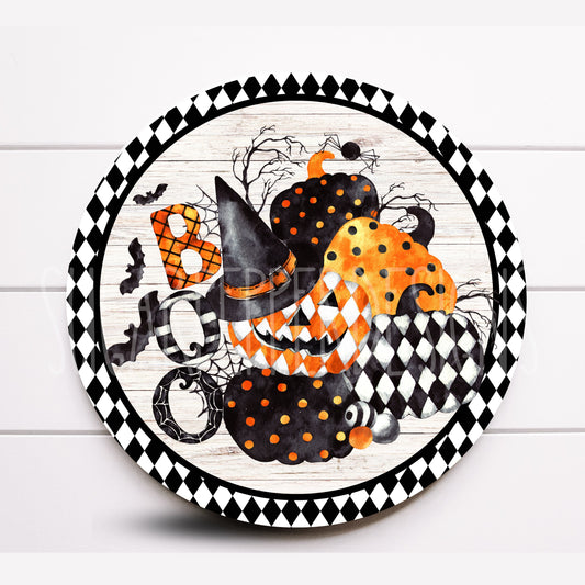 Wreath Sign, Halloween Wreath Sign, Boo Wreath Sign,Sugar Pepper Designs, Door Decor Sign For Wreath