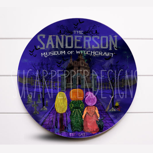 Wreath Sign, Hocus Pocus Wreath Sign, Halloween Wreath Sign, Witch Wreath Sign, Sugar Pepper Designs, Sign for Wreath, Door Decor