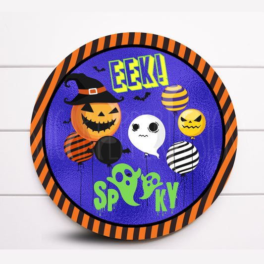Wreath Sign, Halloween Wreath Sign, Pumpkin Wreath Sign, Ghost Wreath Sign, Sugar Pepper Designs, Door Decor, Sign For Wreath