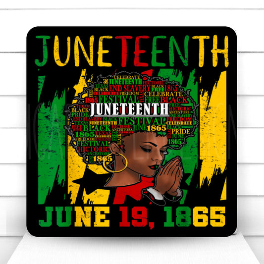 Wreath Sign, Juneteenth Wreath Sign, Sugar Pepper Designs, Sign For Wreath, Door Decor