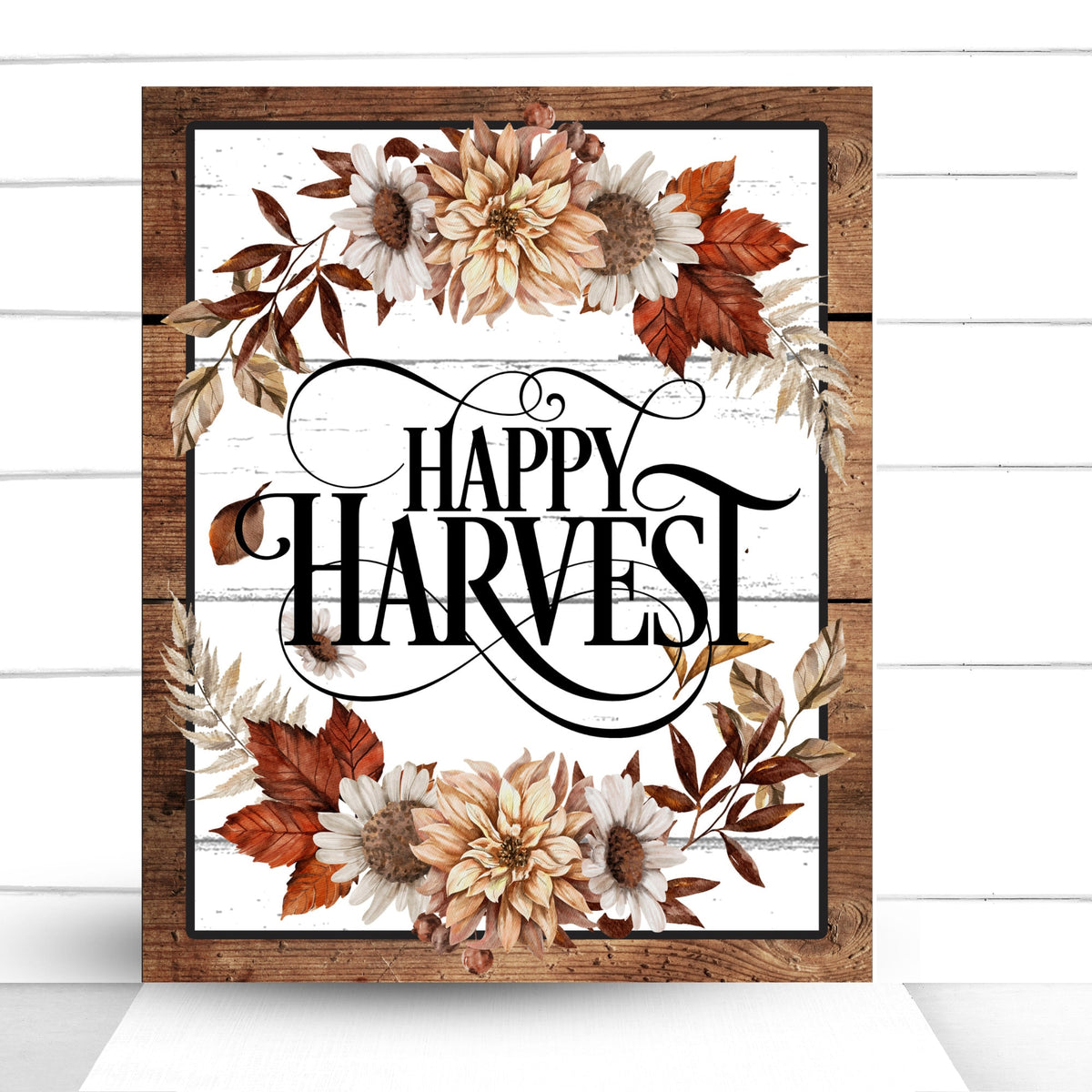 Wreath Sign, Happy Harvest Wreath Sign, Neutral Fall Wreath Sign, Fall Wreath Sign, Sugar Pepper Designs, Sign For Wreath