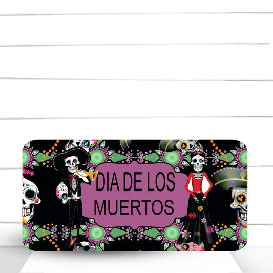 Wreath Sign, Day of the Dead Wreath Sign, Halloween Wreath Sign, Sugar Pepper Designs, Sign For Wreath